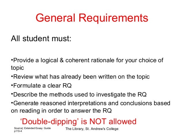 ib extended essay topics